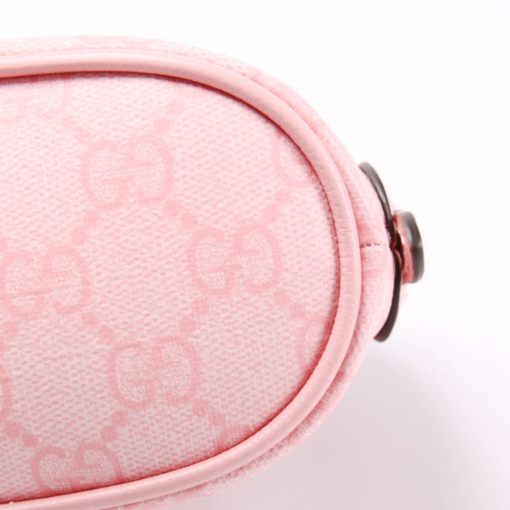625551 Ophidia GG Supreme Large Cosmetic Case Pink