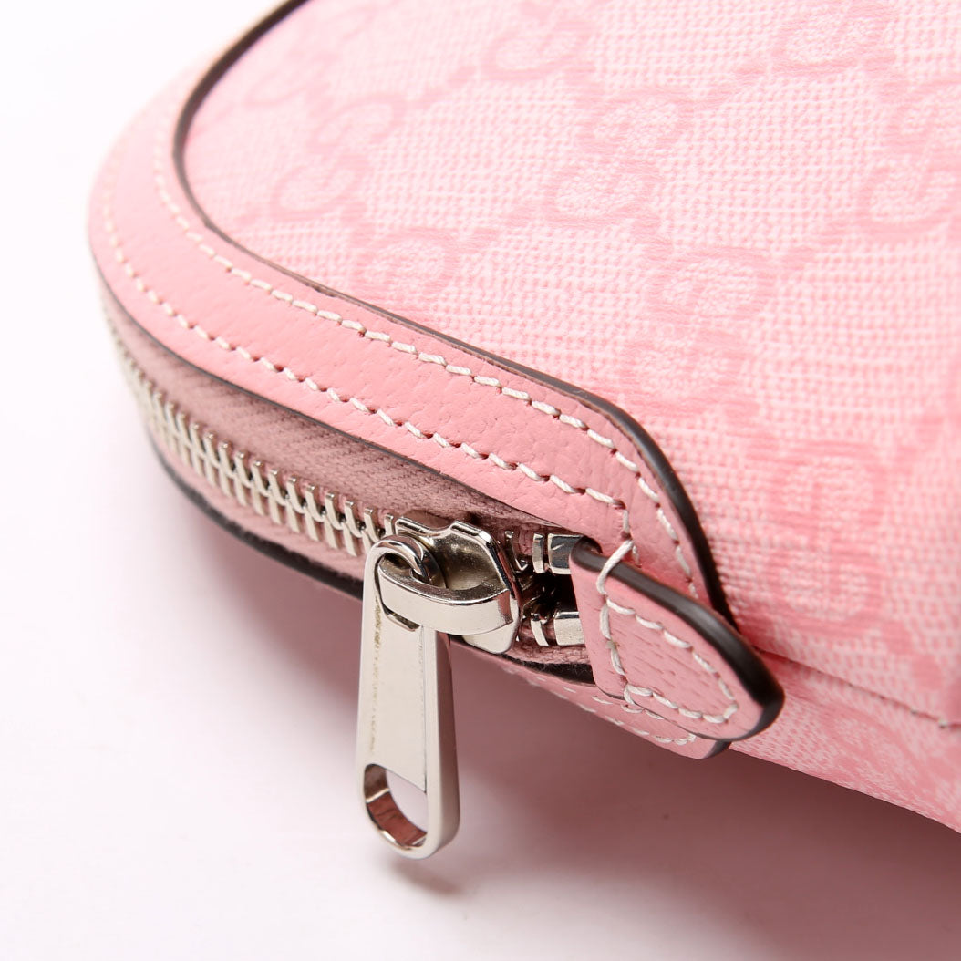 625551 Ophidia GG Supreme Large Cosmetic Case Pink