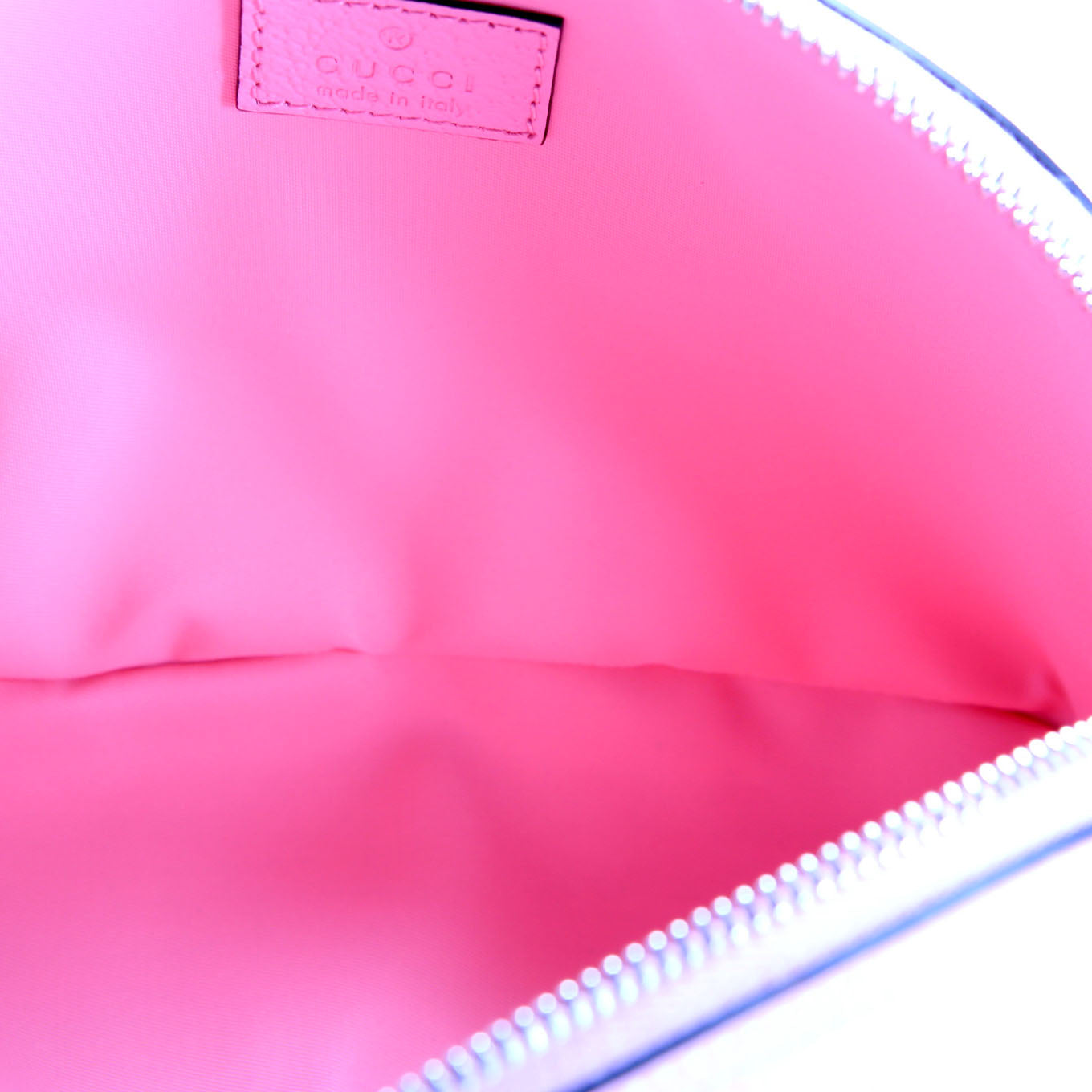 625551 Ophidia GG Supreme Large Cosmetic Case Pink