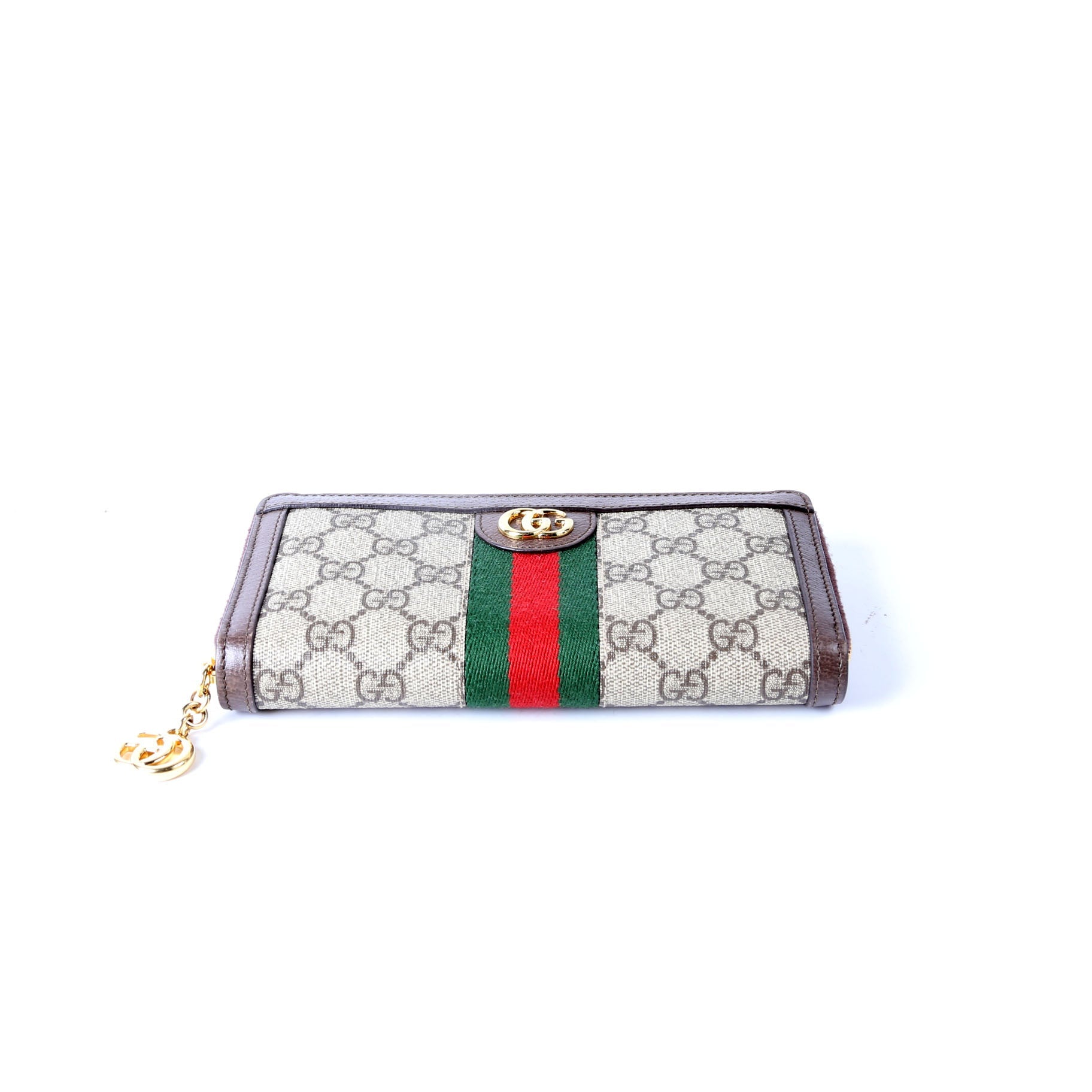 Gucci 523154 GG Supreme Ophidia Zip Wallet