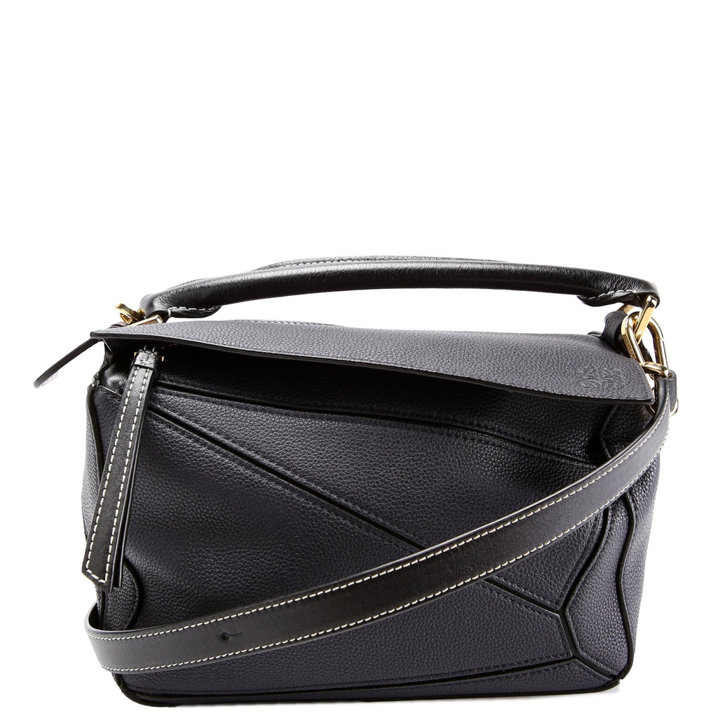 Puzzle Bag Medium Navy/Black