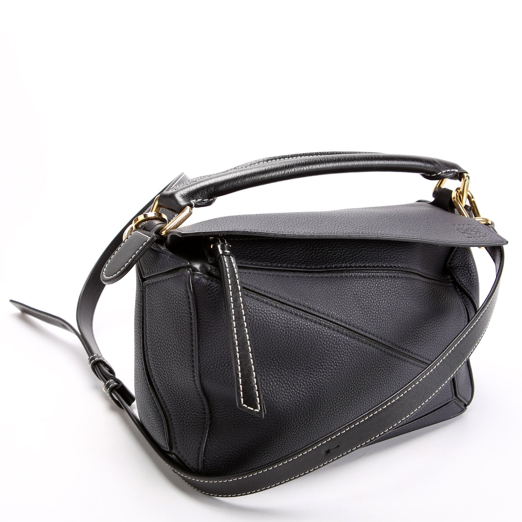 Puzzle Bag Medium Navy/Black