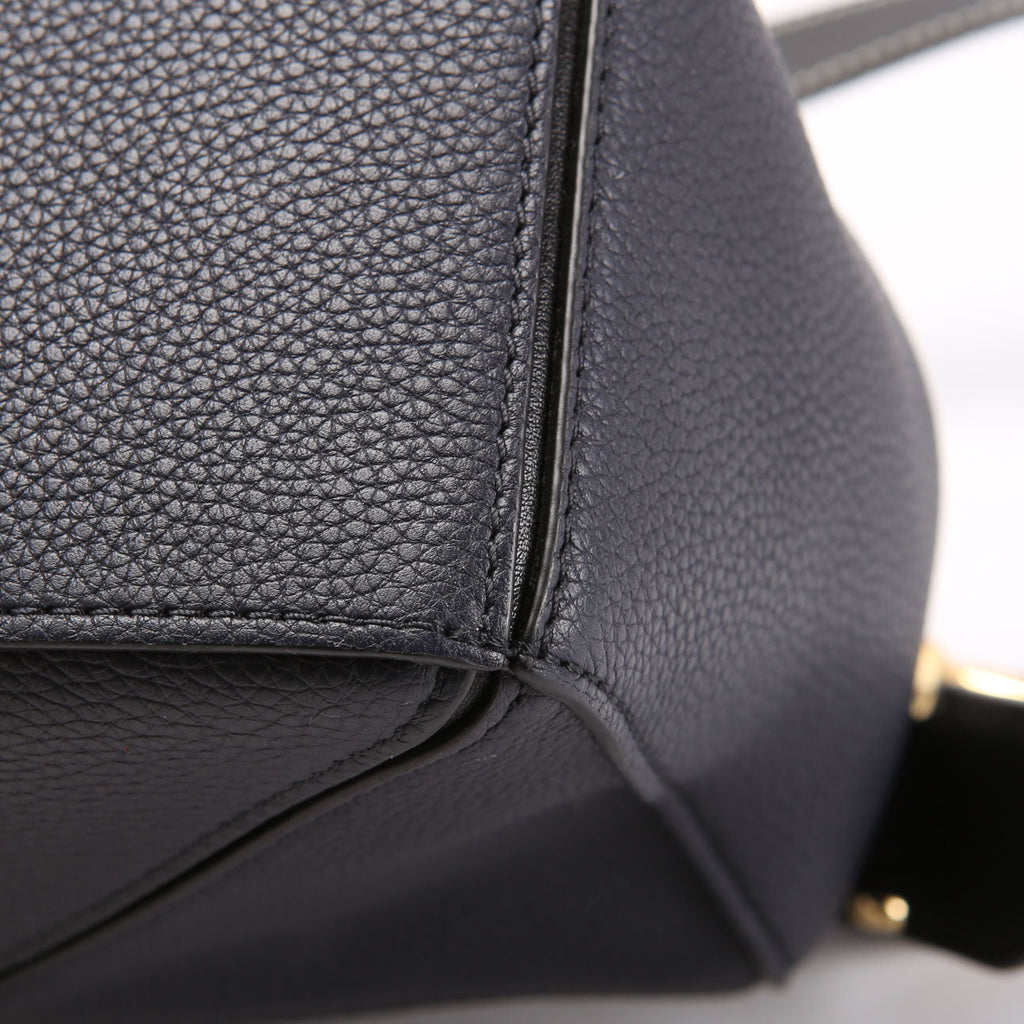Puzzle Bag Medium Navy/Black