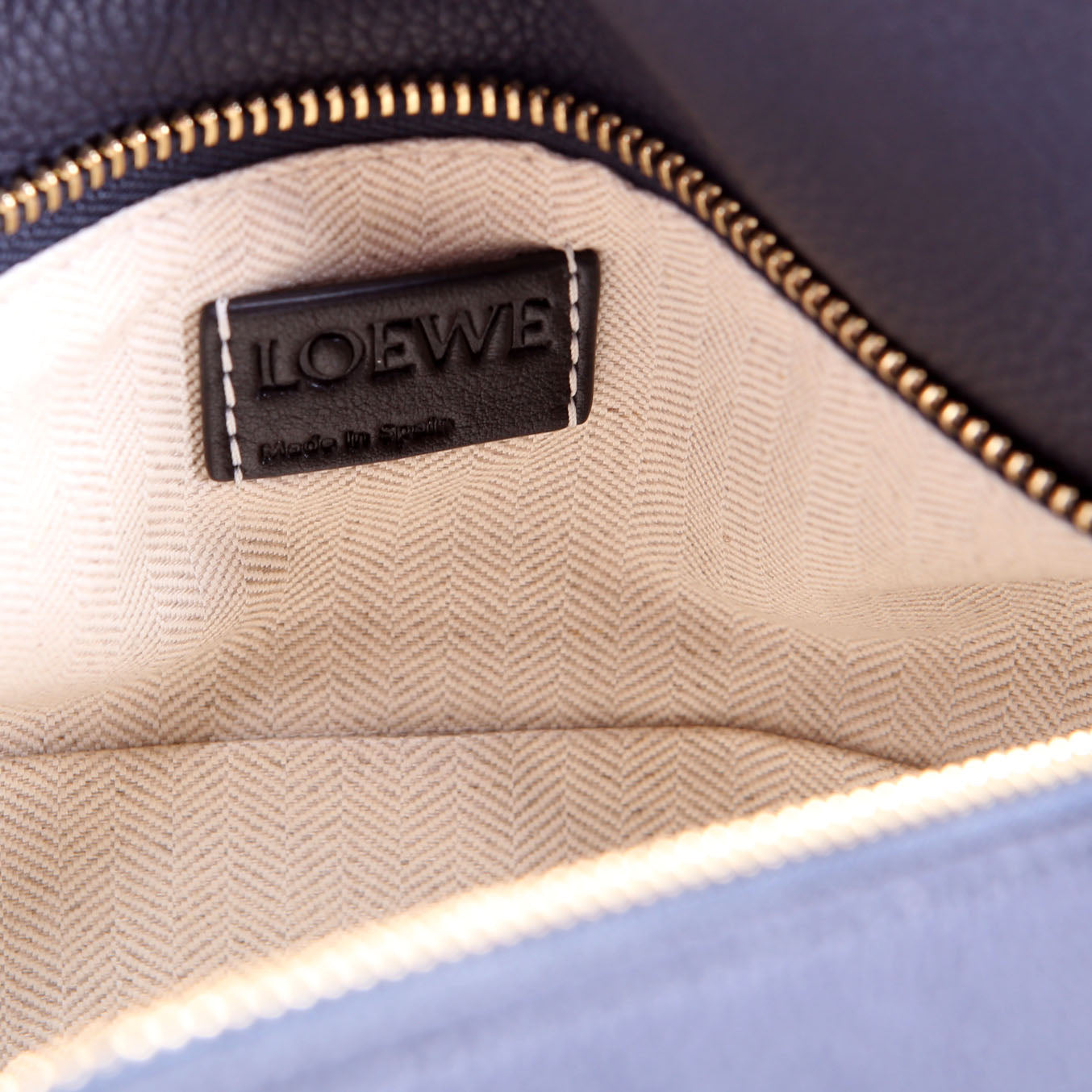 Puzzle Bag Medium Navy/Black