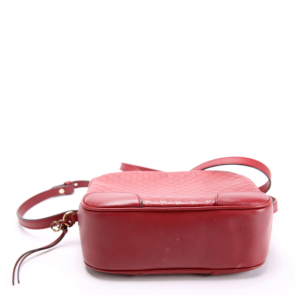 Gucci 449413 Bree Guccissima Crossbody Red