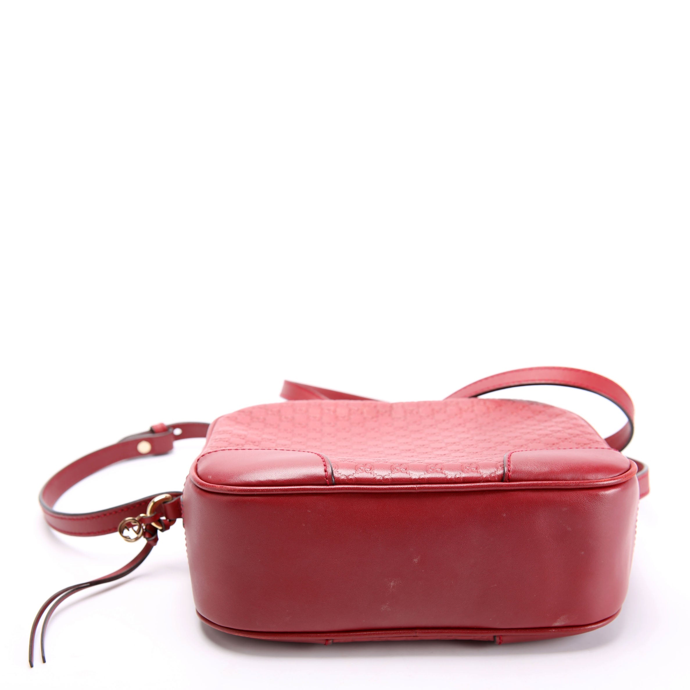 Gucci 449413 Bree Guccissima Crossbody Red