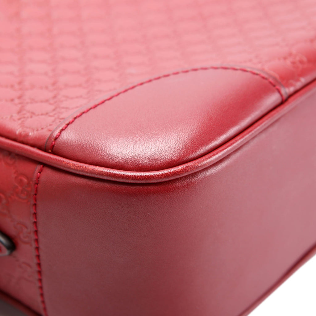 Gucci 449413 Bree Guccissima Crossbody Red