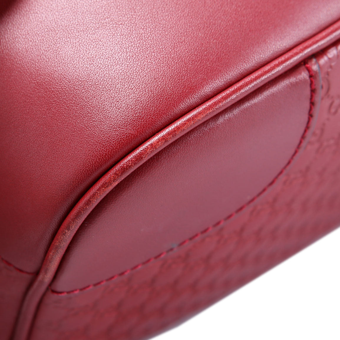 Gucci 449413 Bree Guccissima Crossbody Red