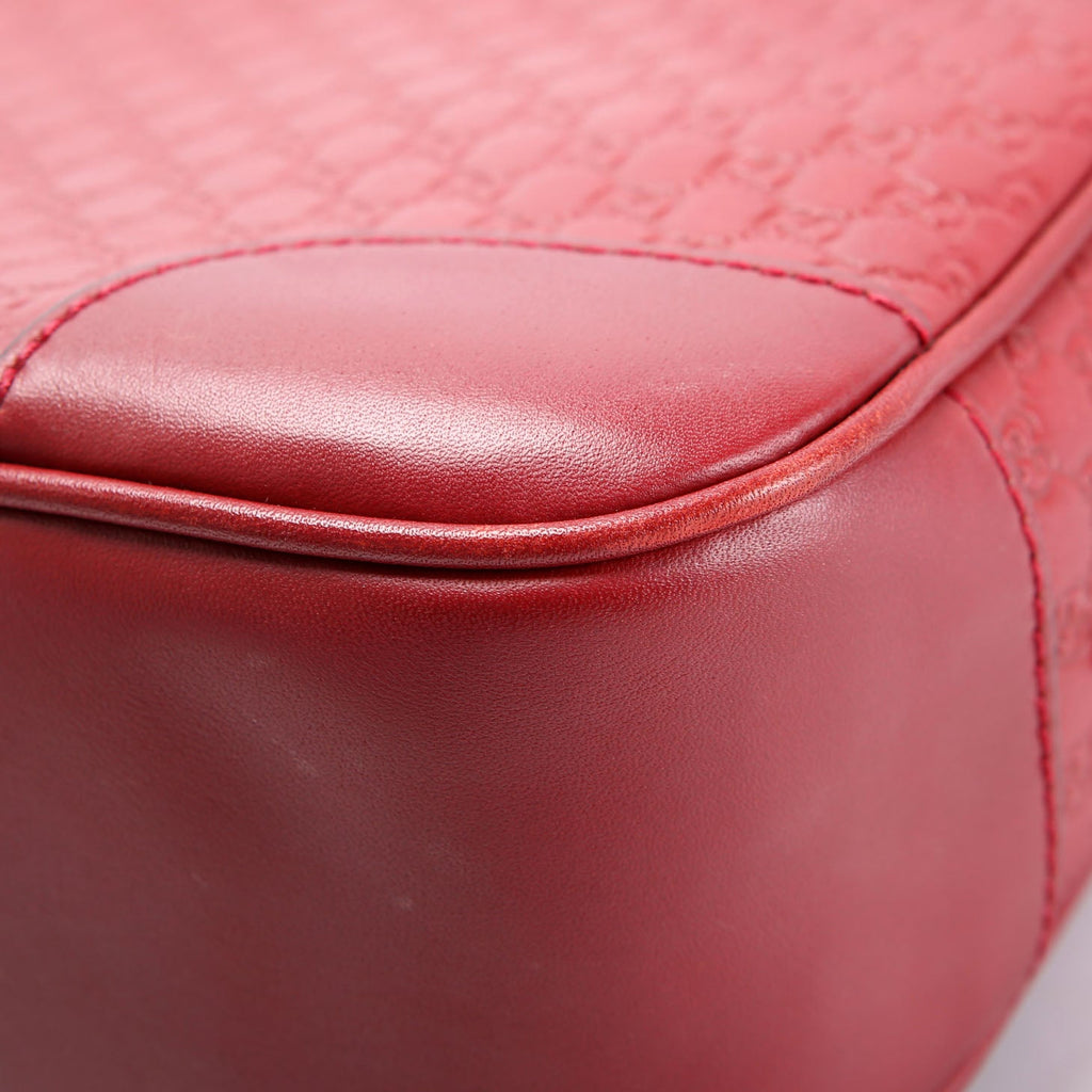 Gucci 449413 Bree Guccissima Crossbody Red