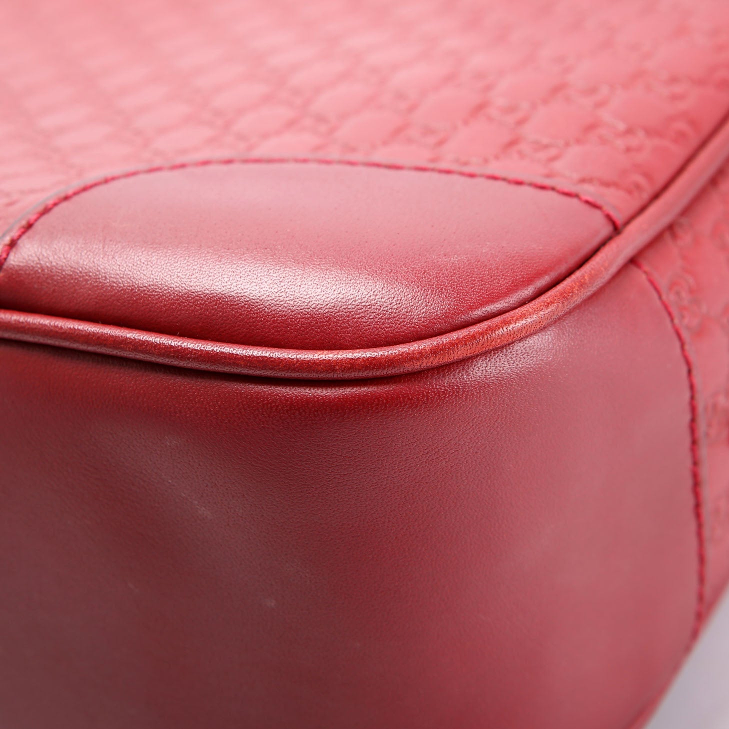 Gucci 449413 Bree Guccissima Crossbody Red
