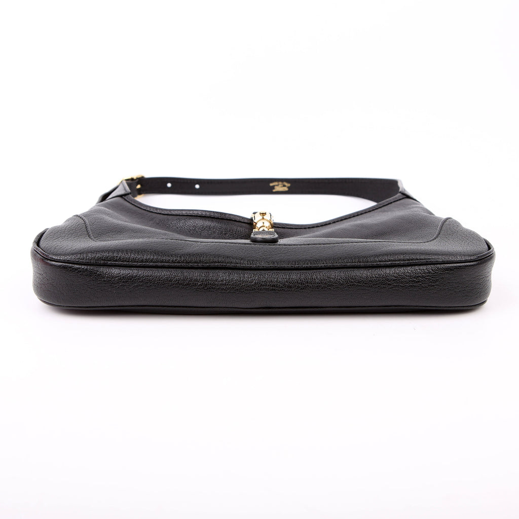 Gucci 863137 Jackie Slim Shoulder Small Leather Black