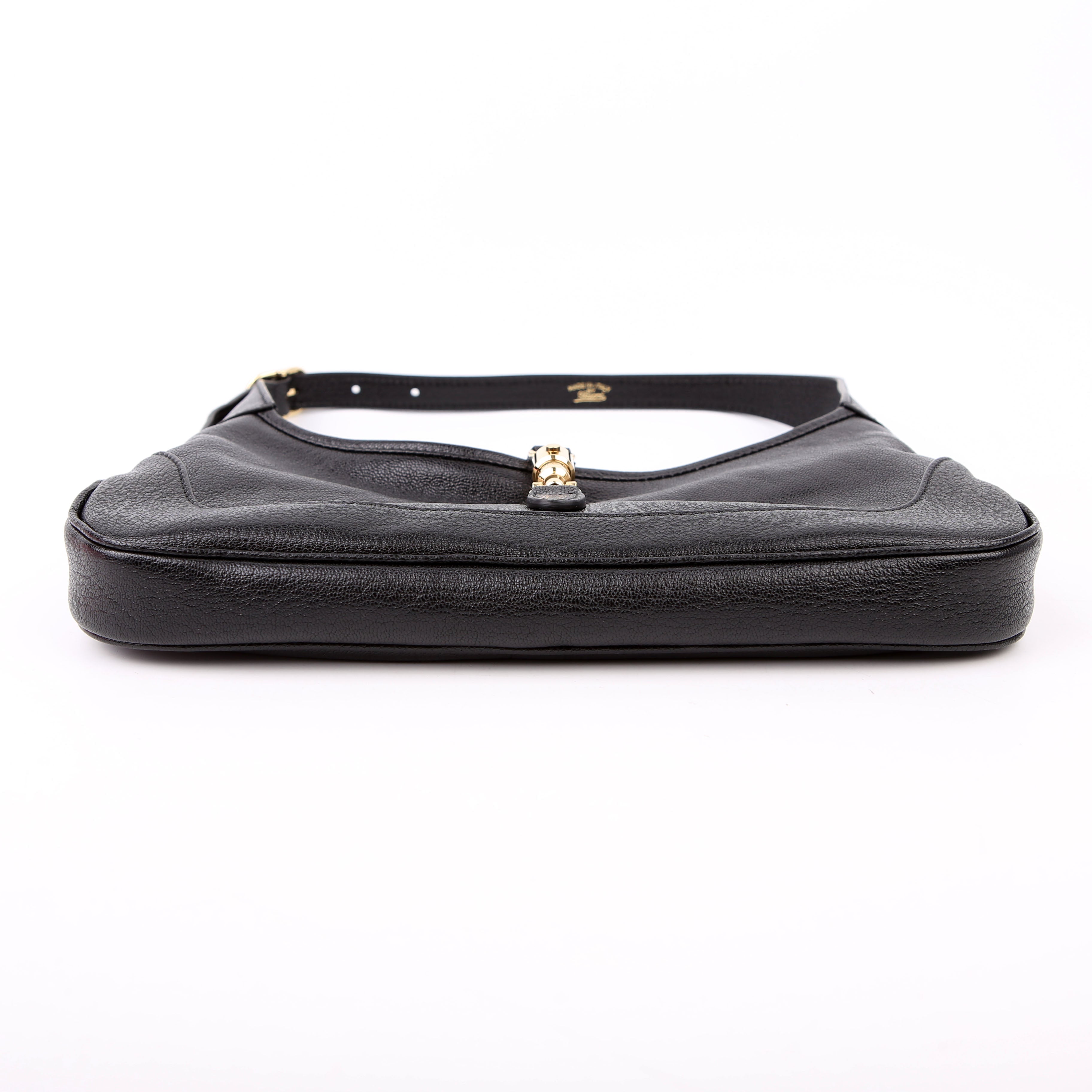 Gucci 863137 Jackie Slim Shoulder Small Leather Black