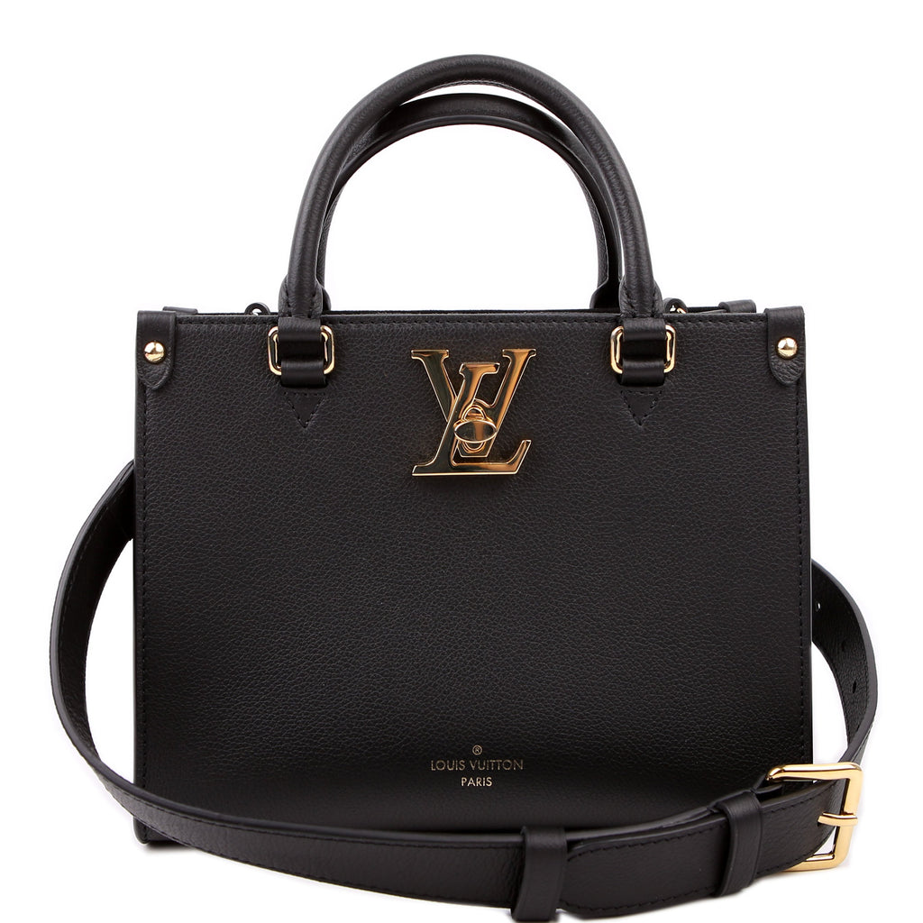 Lock & Go Tote Calfskin Black