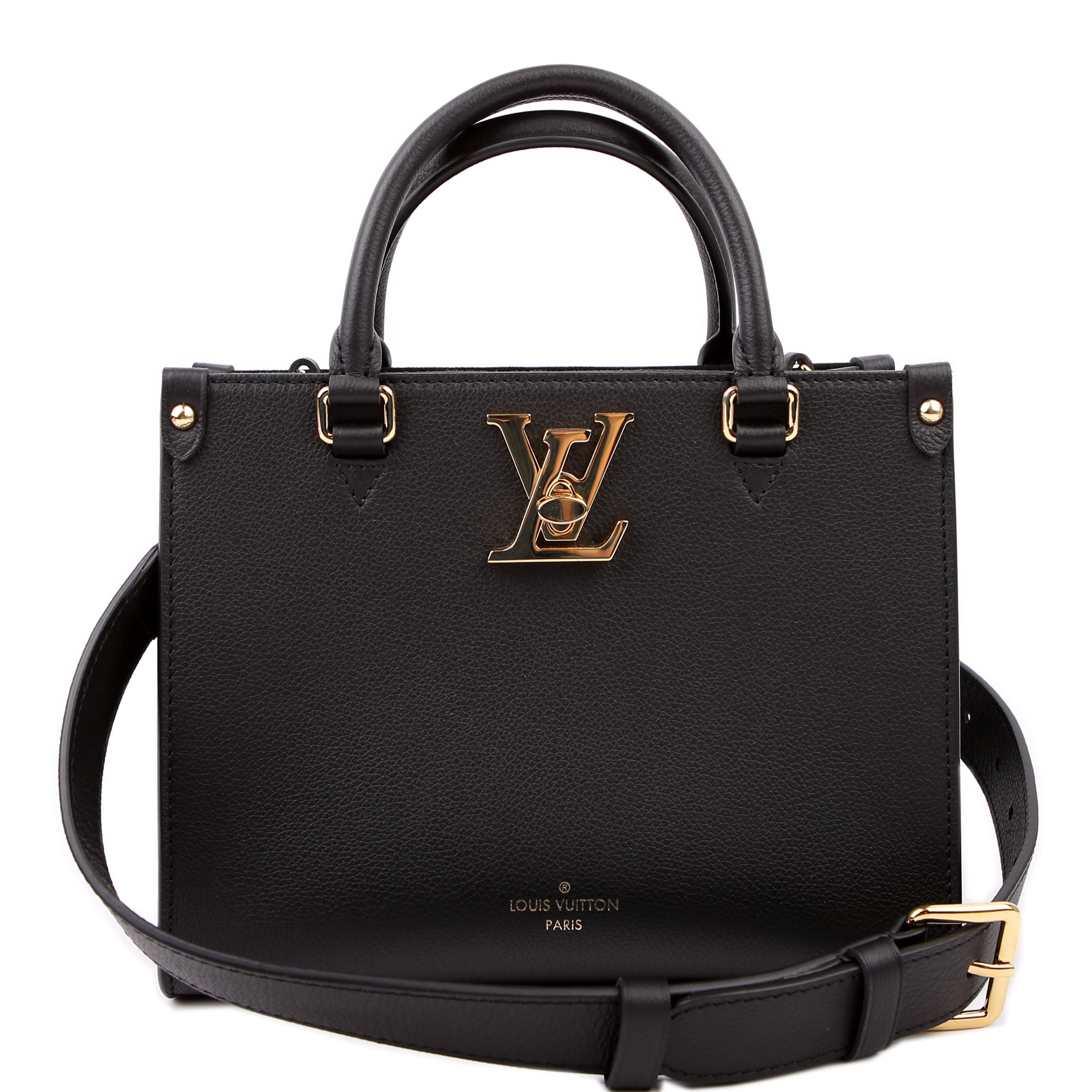 Lock & Go Tote Calfskin Black