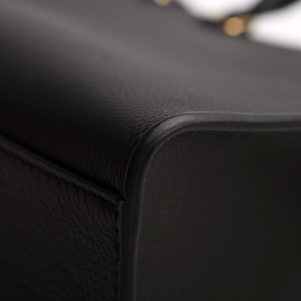 Lock & Go Tote Calfskin Black