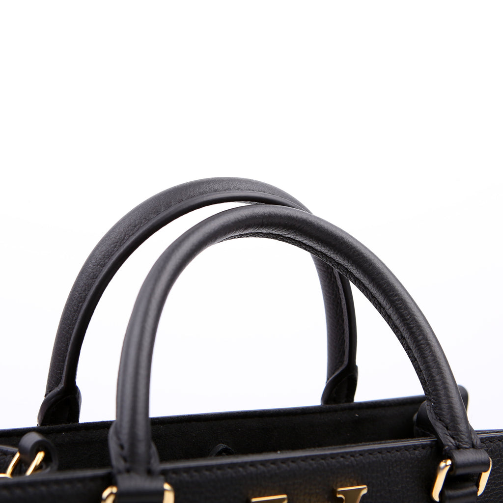 Lock & Go Tote Calfskin Black