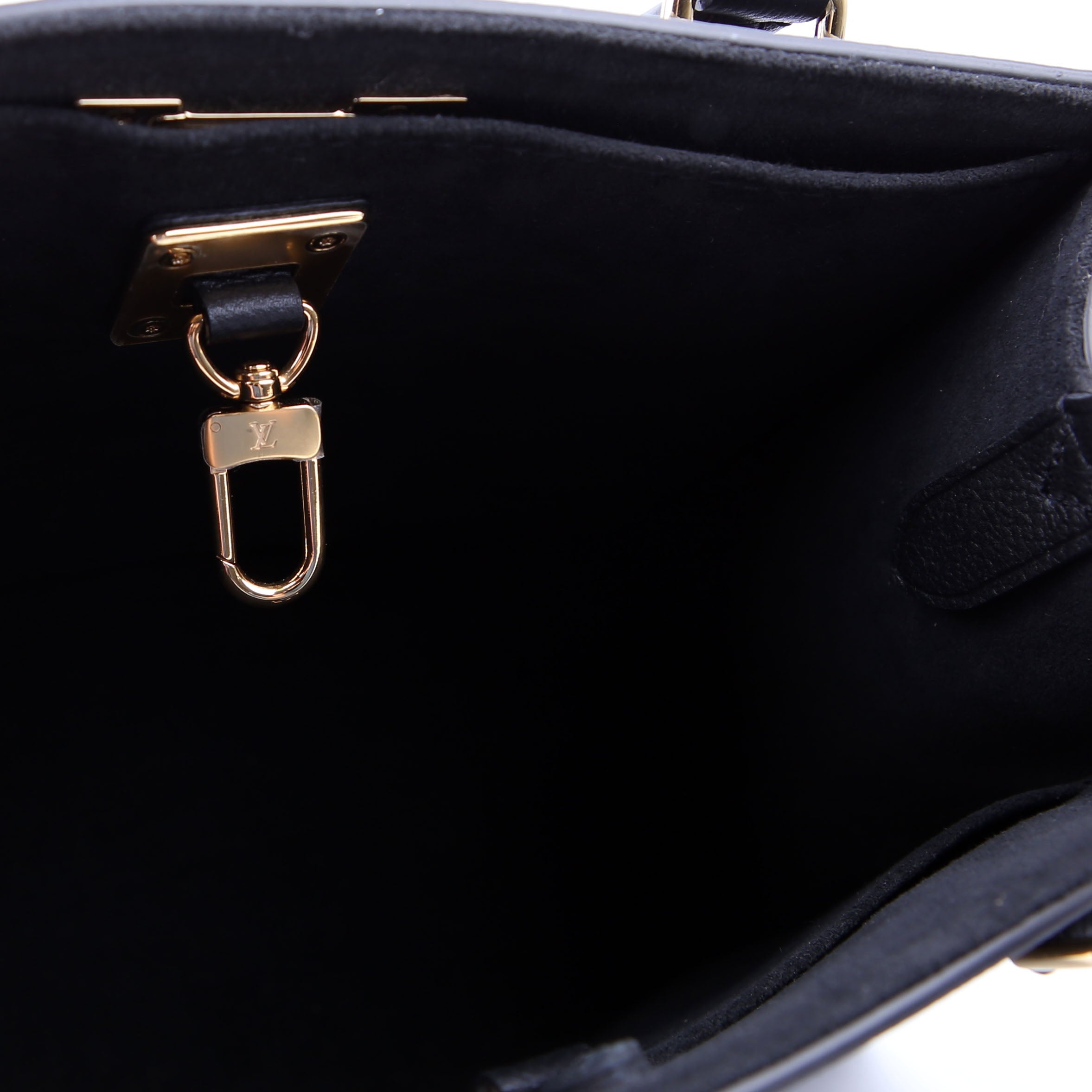 Lock & Go Tote Calfskin Black