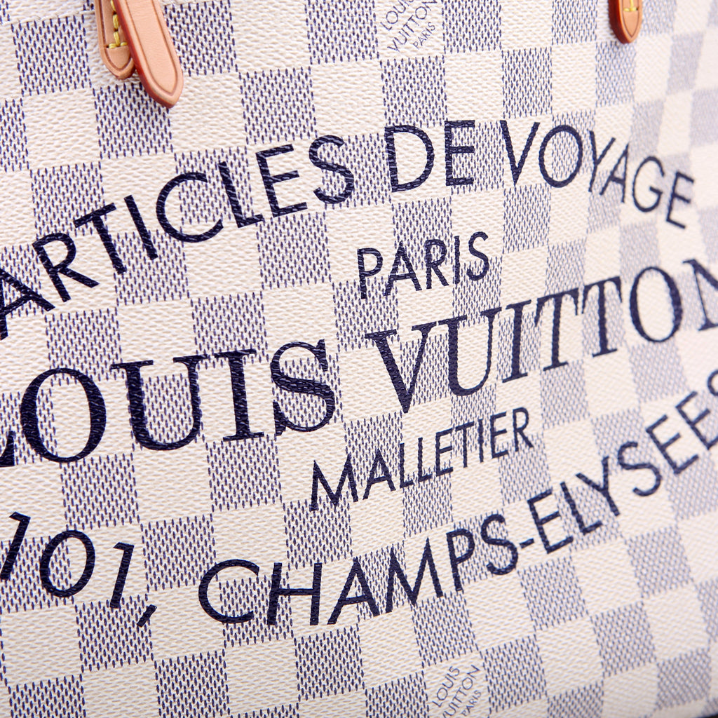 Cabas Adventure MM Damier Azur