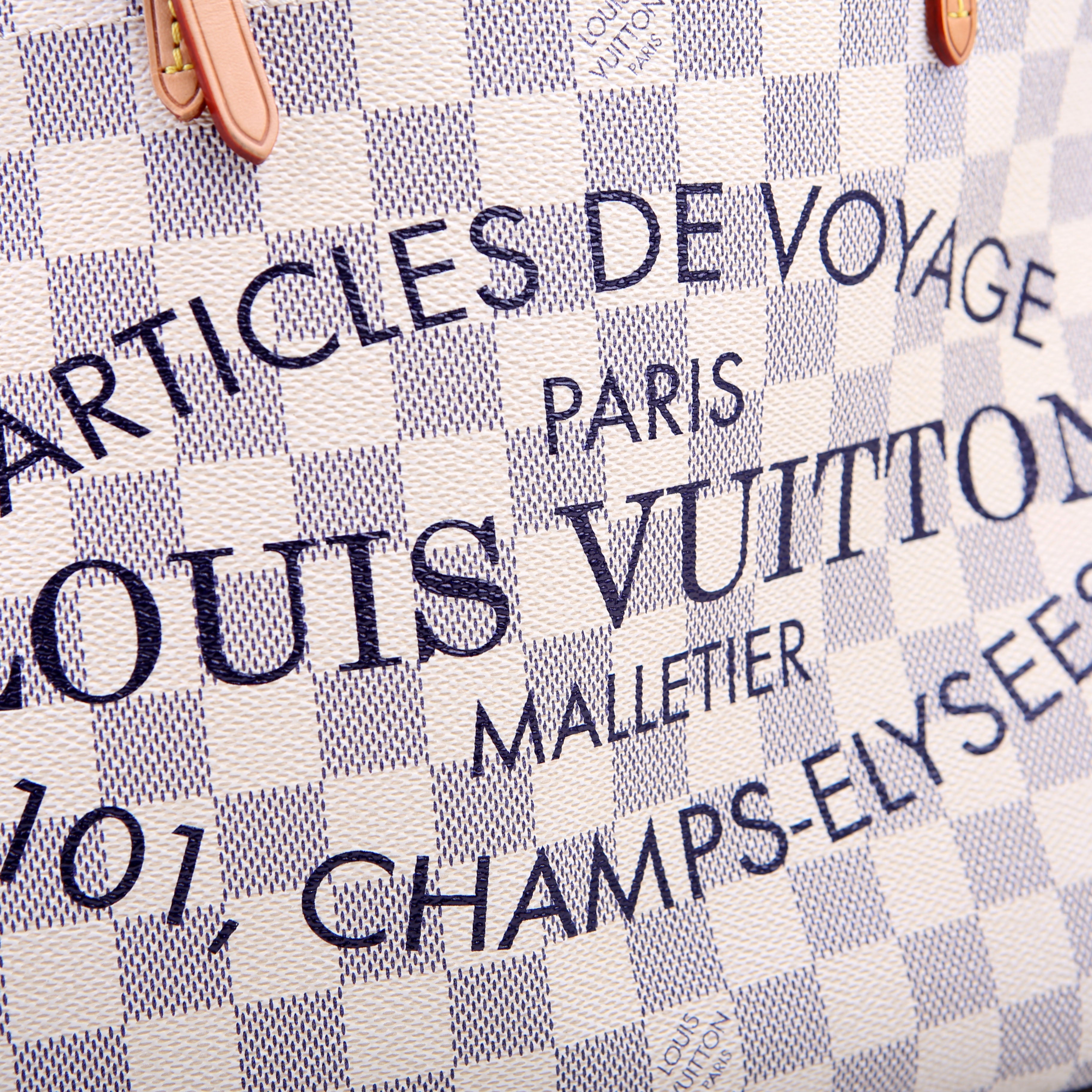 Cabas Adventure MM Damier Azur
