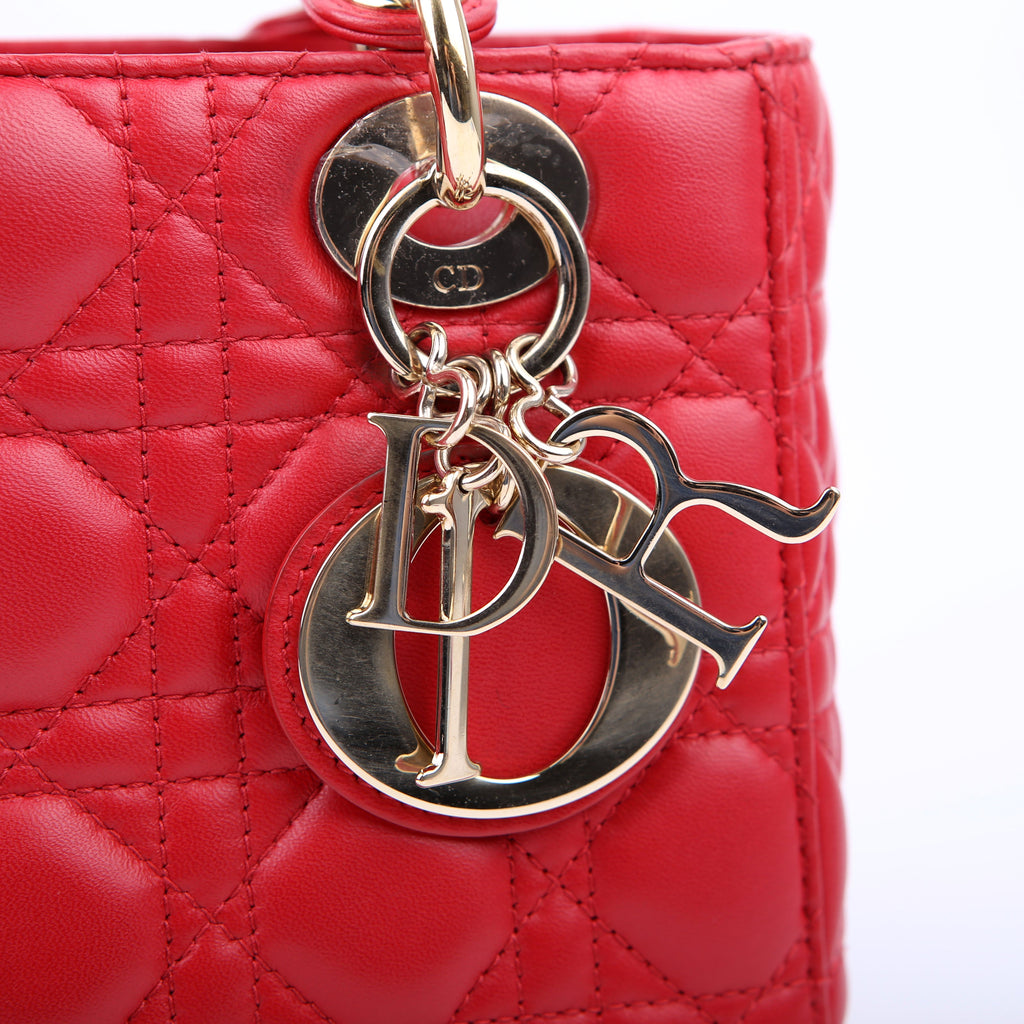 Dior My Lady Dior Lucky Badges Red