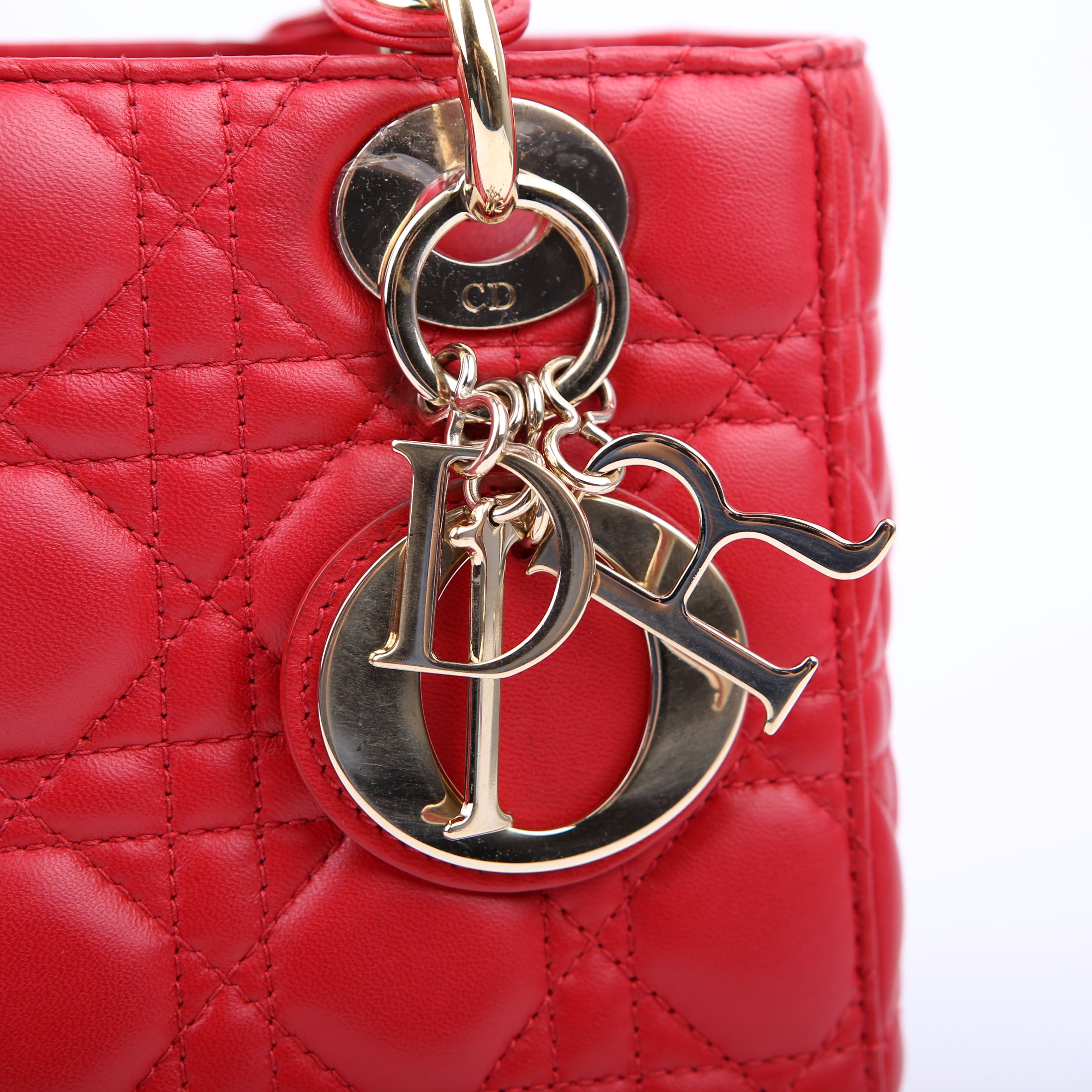 Dior My Lady Dior Lucky Badges Red