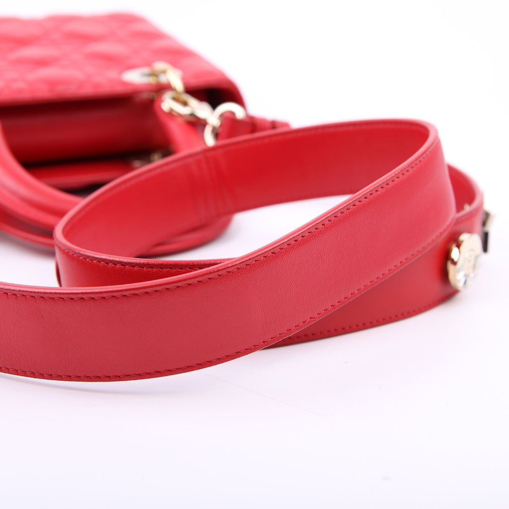 Dior My Lady Dior Lucky Badges Red