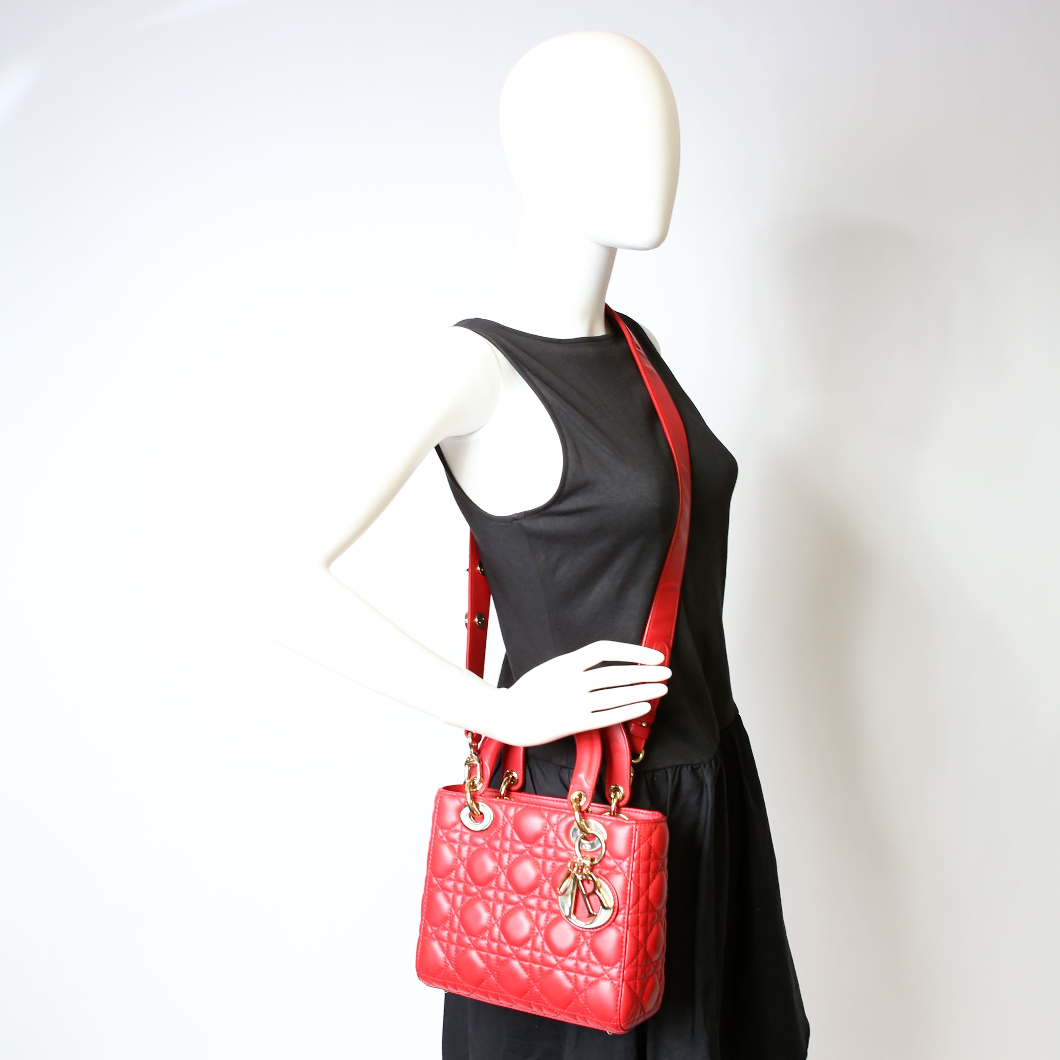 Dior My Lady Dior Lucky Badges Red