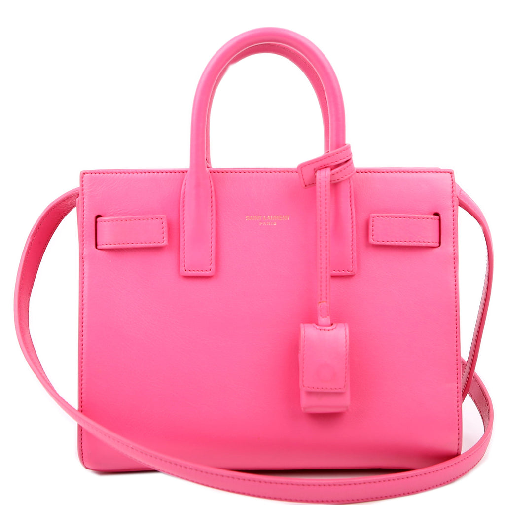 SAINT LAURENT Sac De Jour Nano Pink