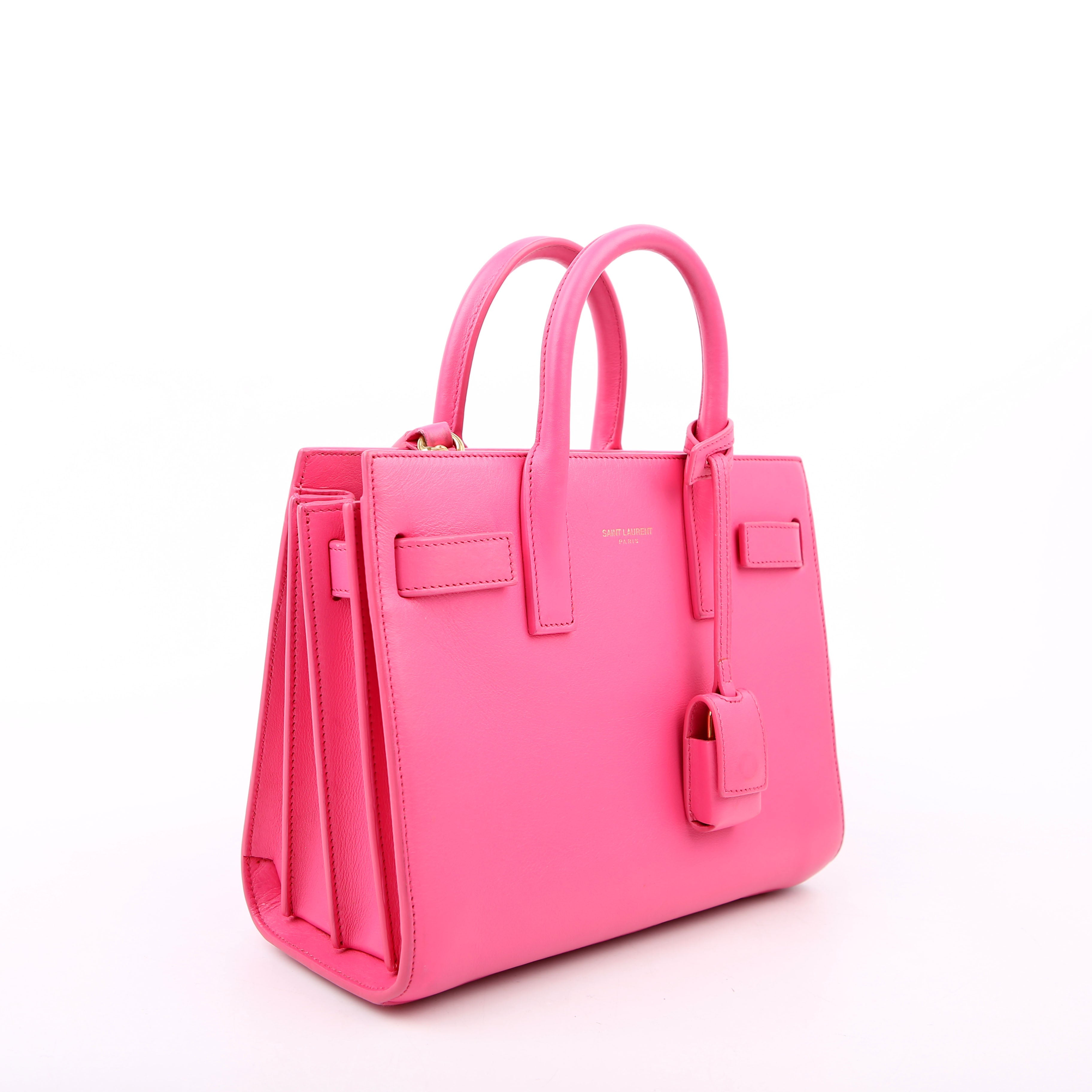 SAINT LAURENT Sac De Jour Nano Pink