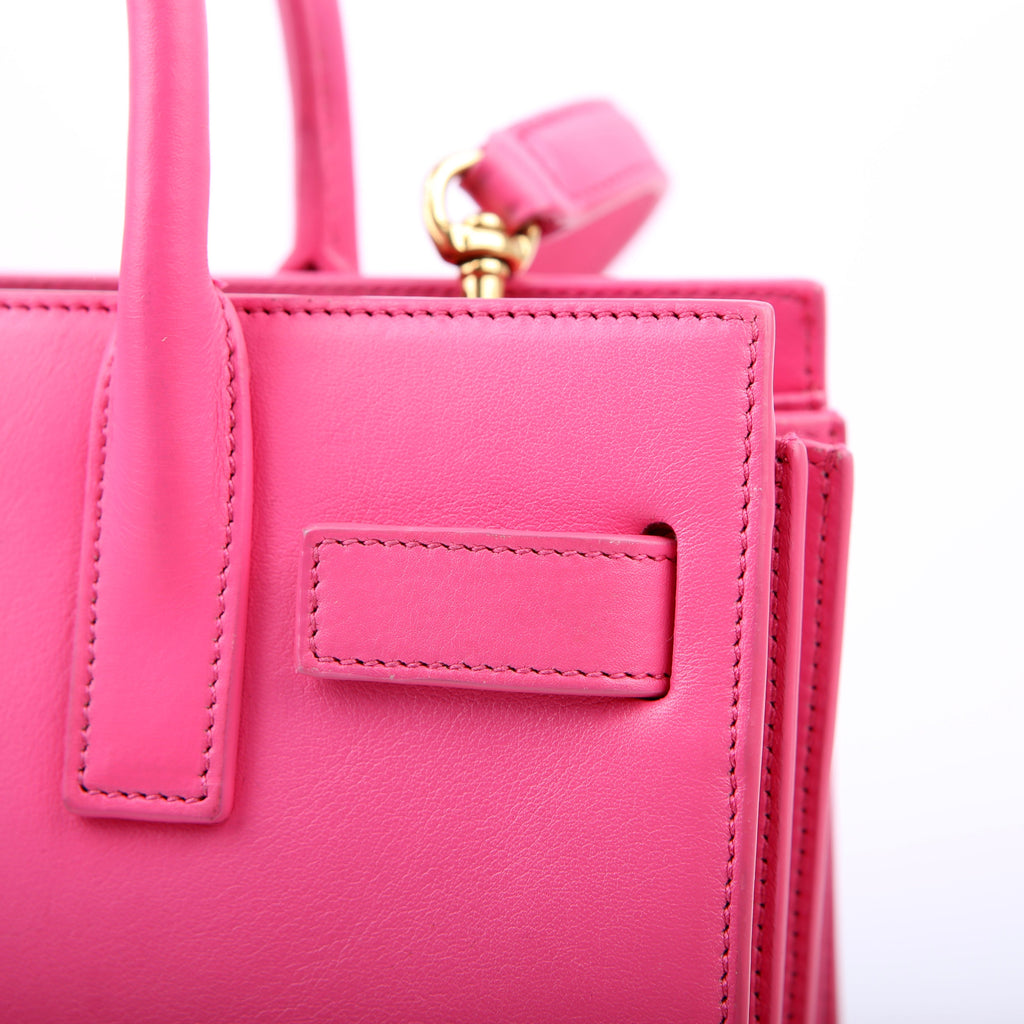 SAINT LAURENT Sac De Jour Nano Pink