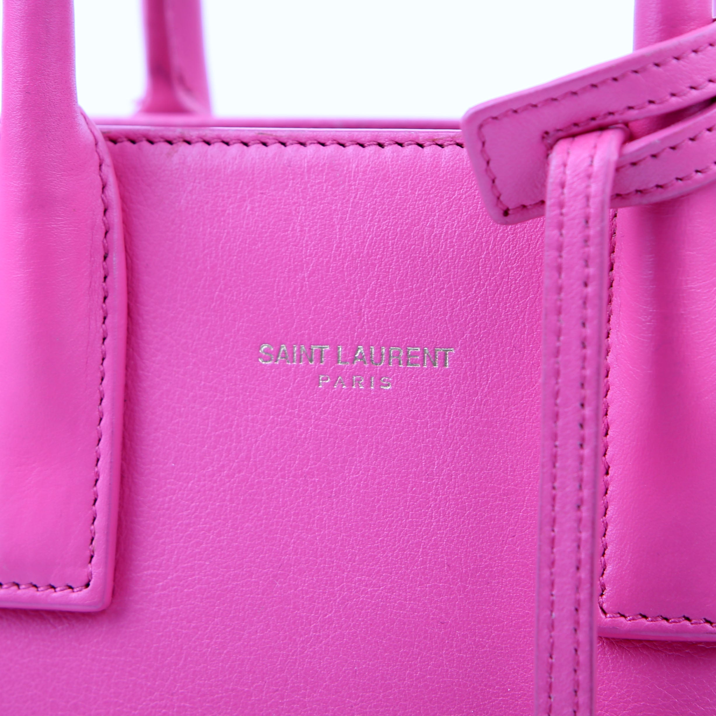 SAINT LAURENT Sac De Jour Nano Pink