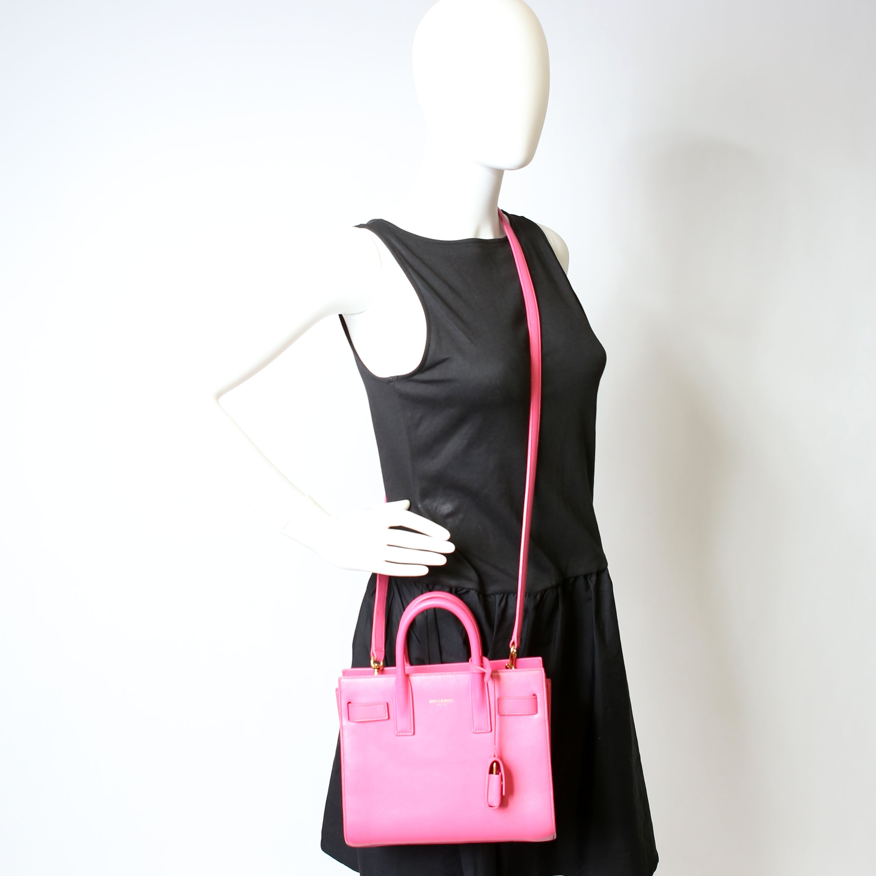 SAINT LAURENT Sac De Jour Nano Pink