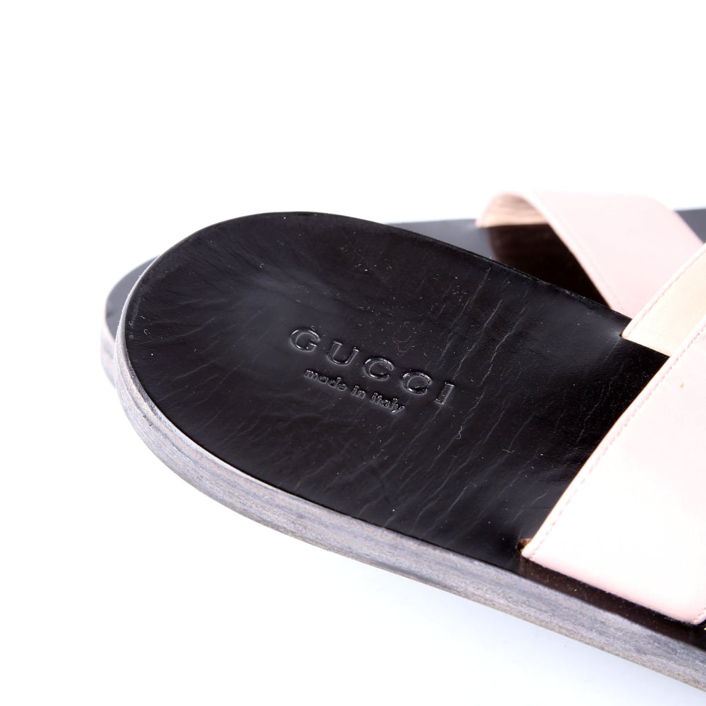 Gucci Marmont T Strap Sandals Size 42 Pink