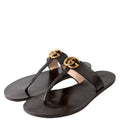 Marmont T Strap Sandals Size 42 Black