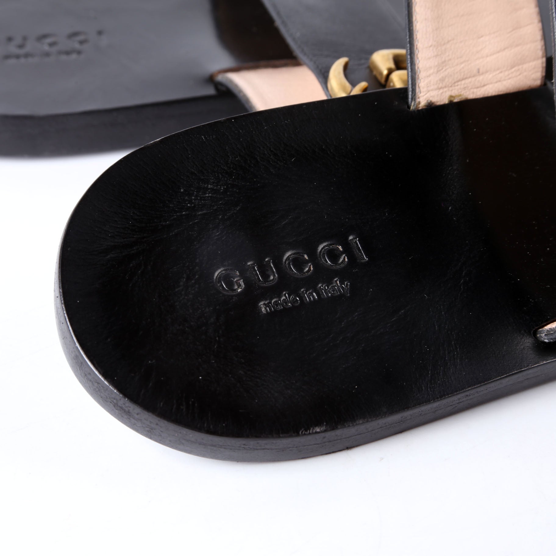 Marmont T Strap Sandals Size 42 Black