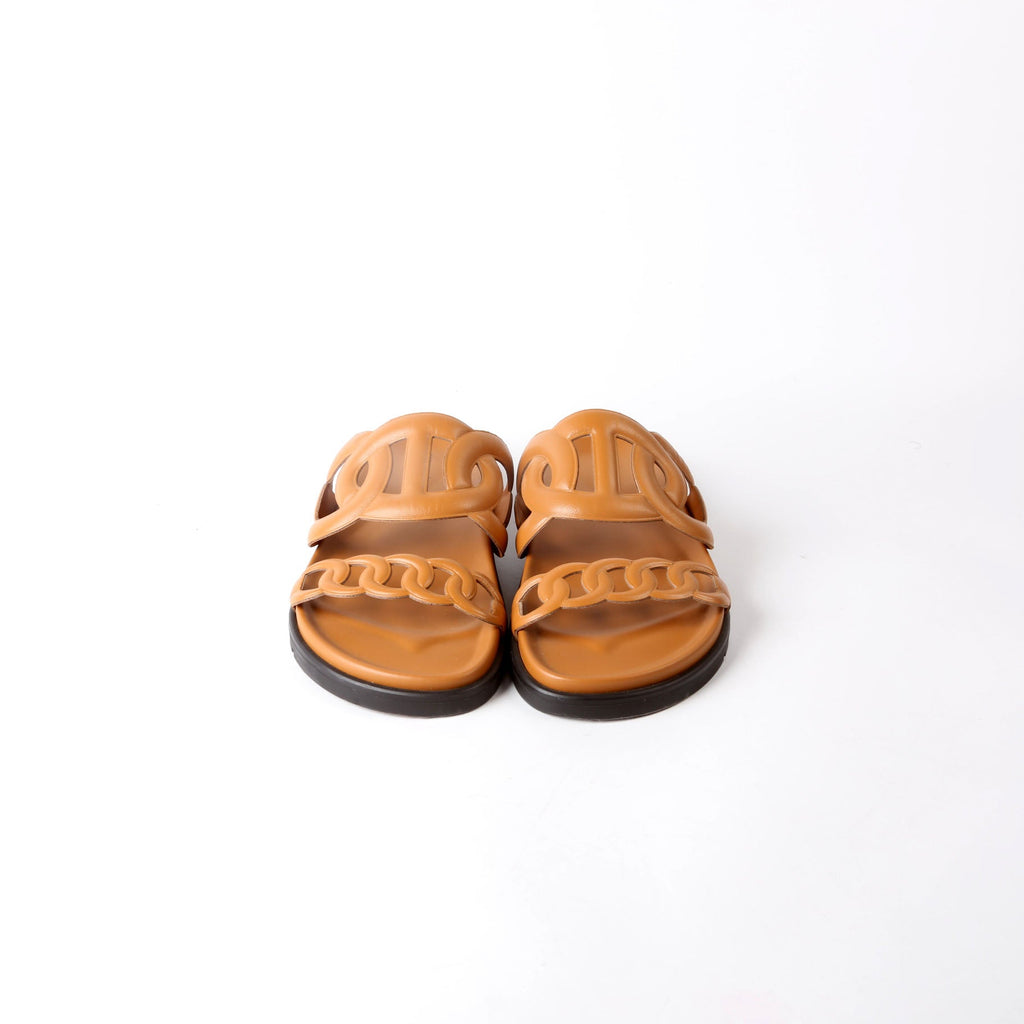 Extra Sandals Leather Size 36 Brown