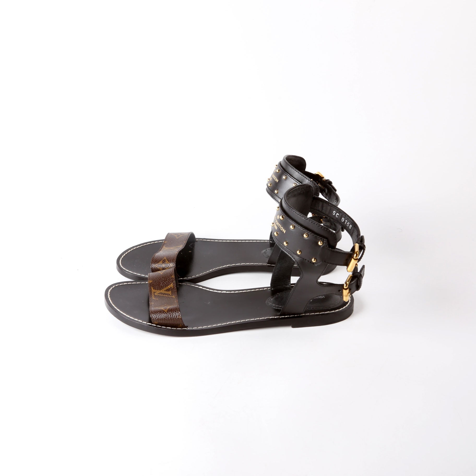 Nomad Gladiator Sandals Size 42 Black