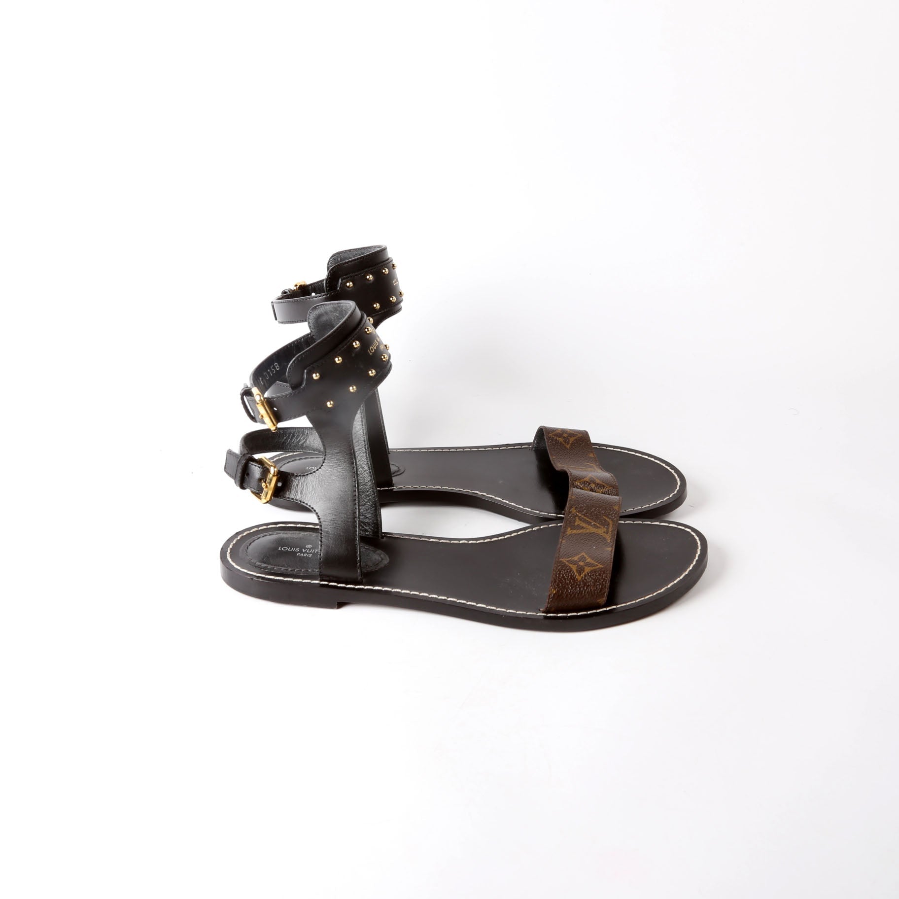 Nomad Gladiator Sandals Size 42 Black
