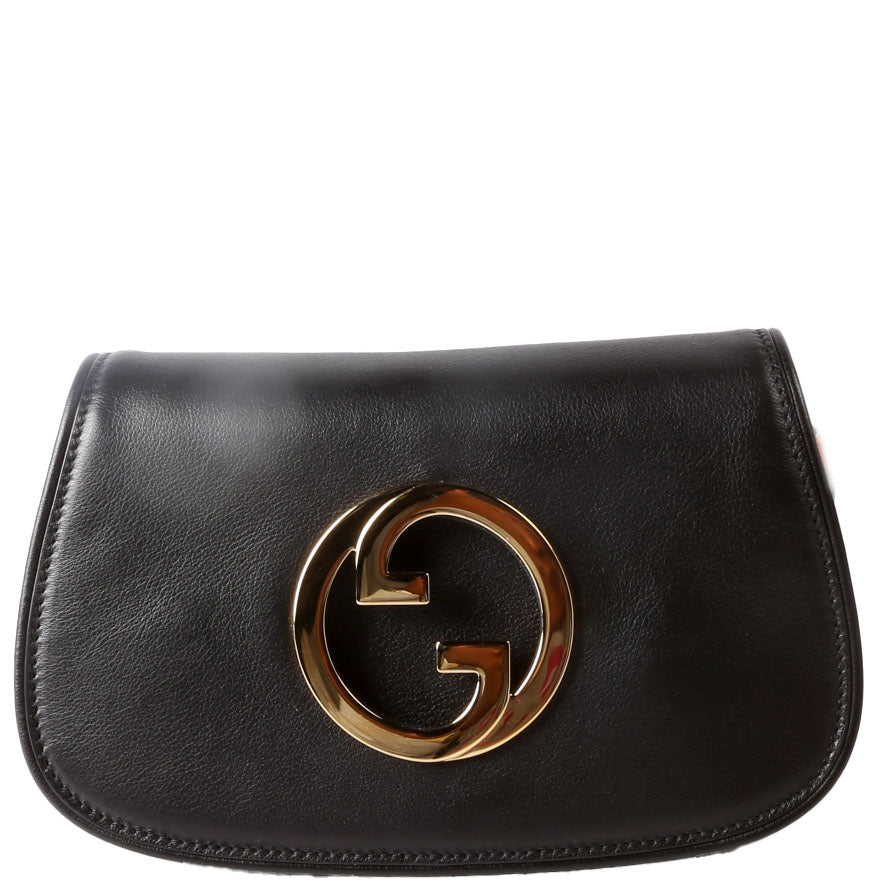 Gucci 703807 Blondie Leather Belt Bag Black