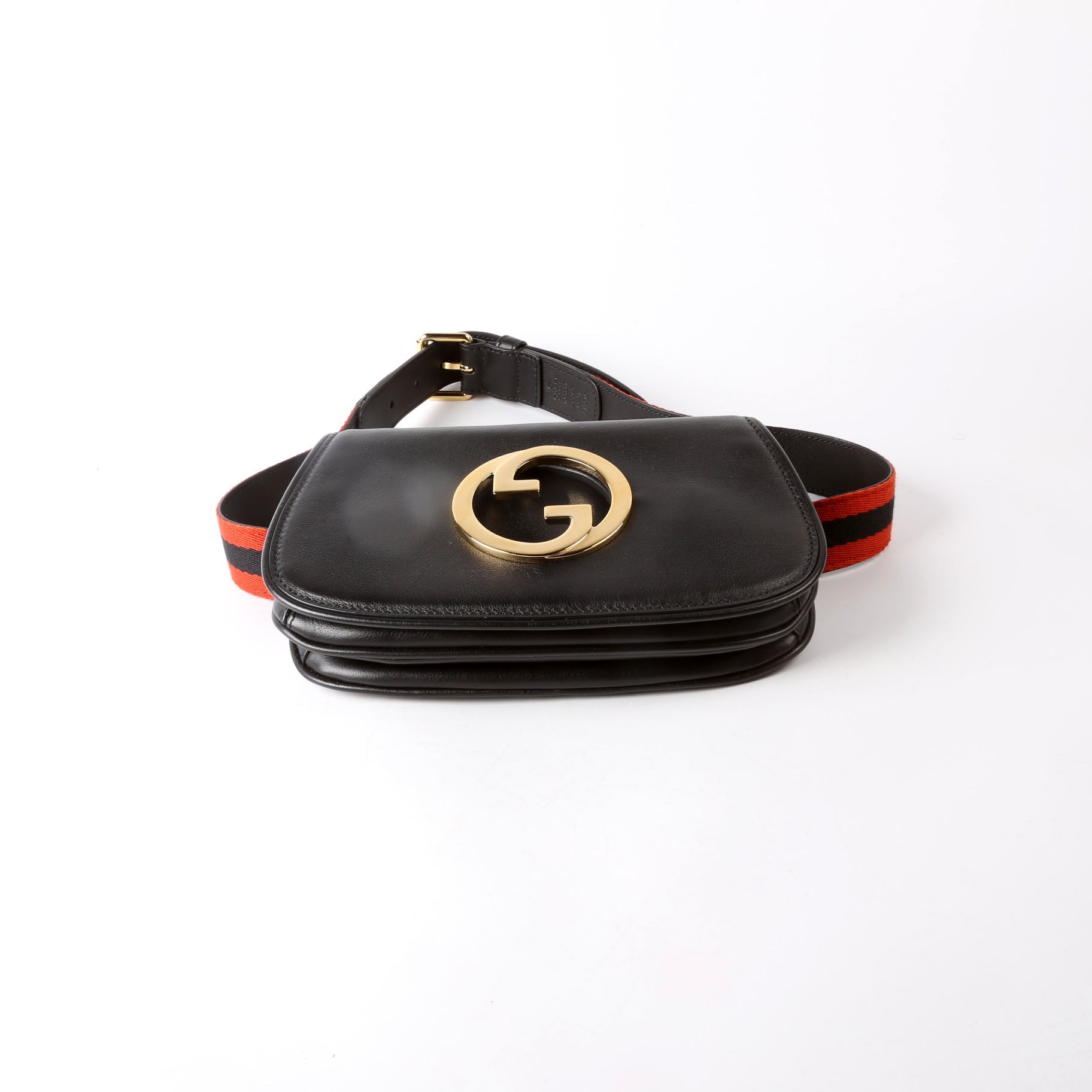 Gucci 703807 Blondie Leather Belt Bag Black