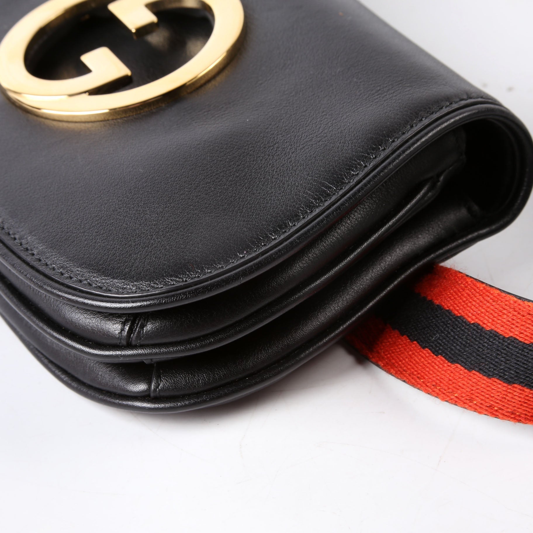Gucci 703807 Blondie Leather Belt Bag Black