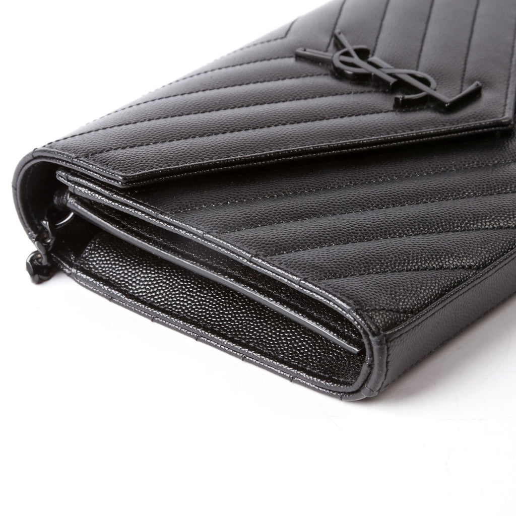 Grain De Poudre Chain Wallet 377828 Black