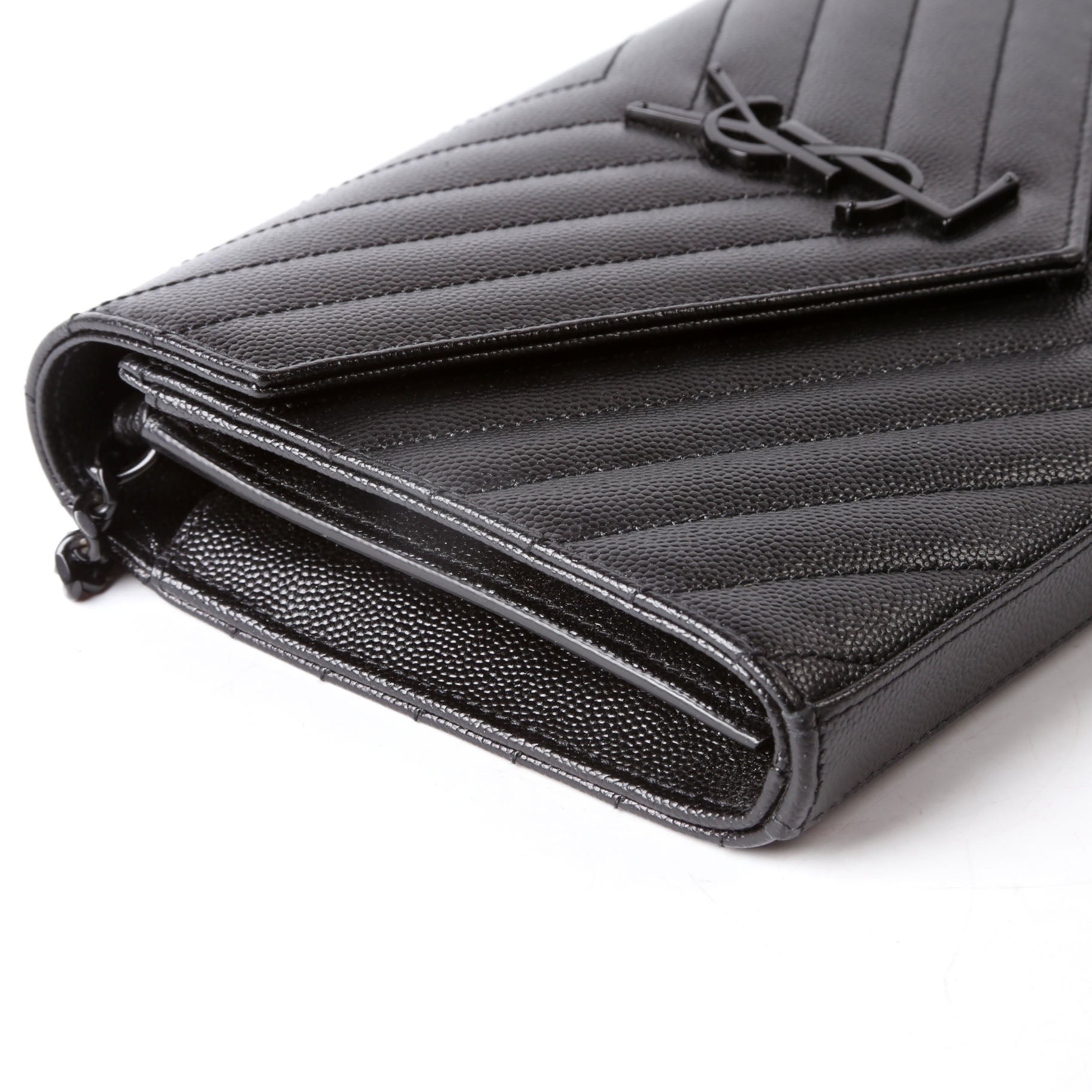 Grain De Poudre Chain Wallet 377828 Black
