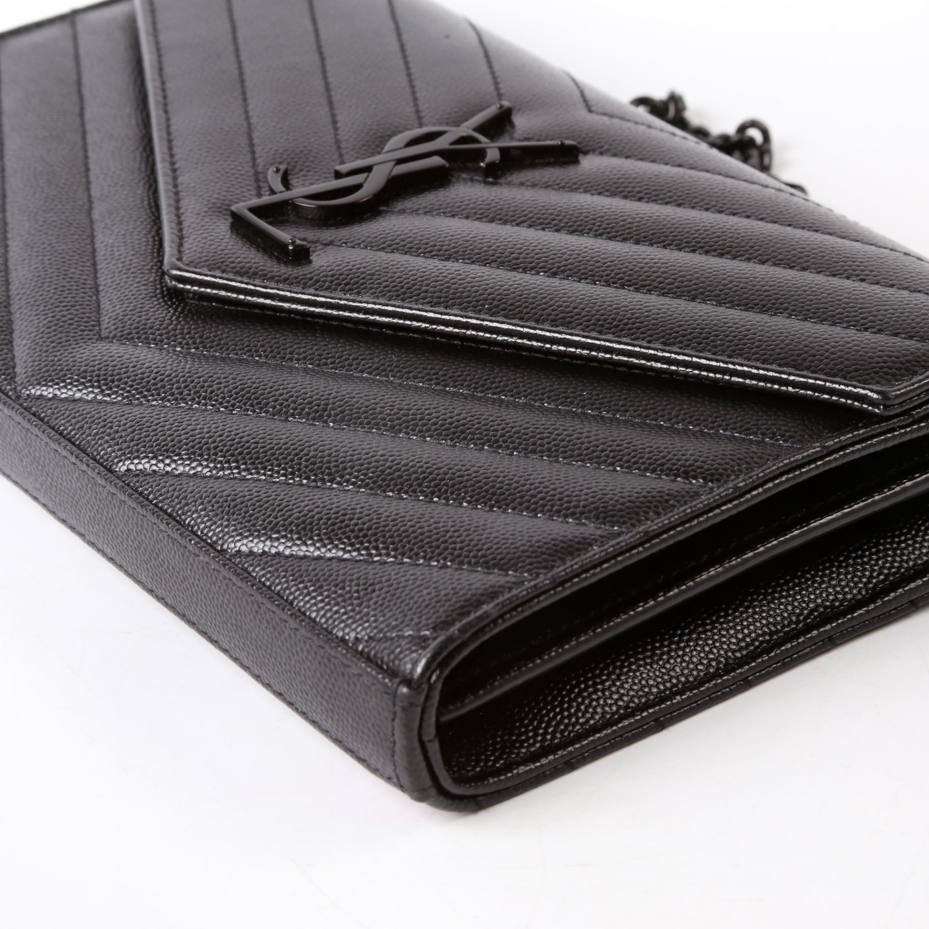 Grain De Poudre Chain Wallet 377828 Black