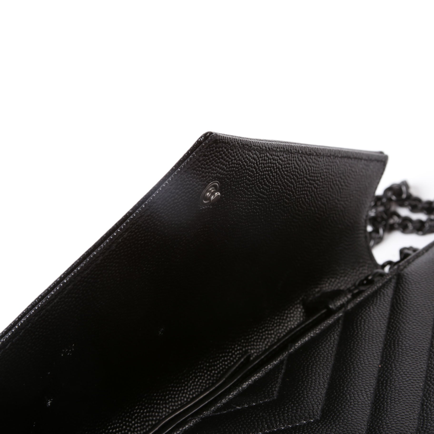 Grain De Poudre Chain Wallet 377828 Black