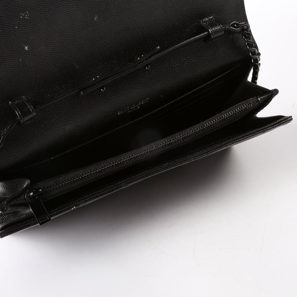 Grain De Poudre Chain Wallet 377828 Black