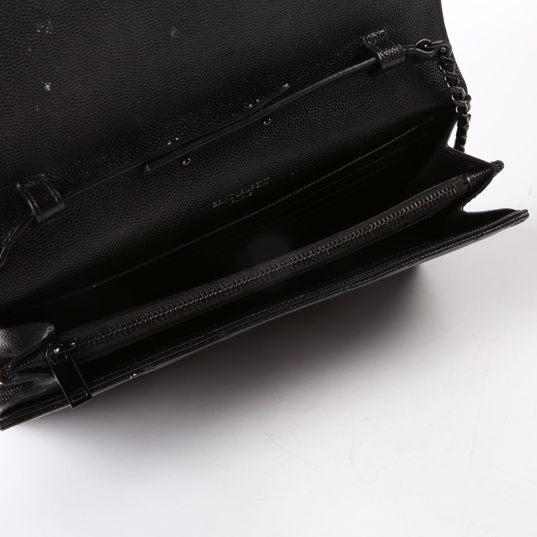 Grain De Poudre Chain Wallet 377828 Black