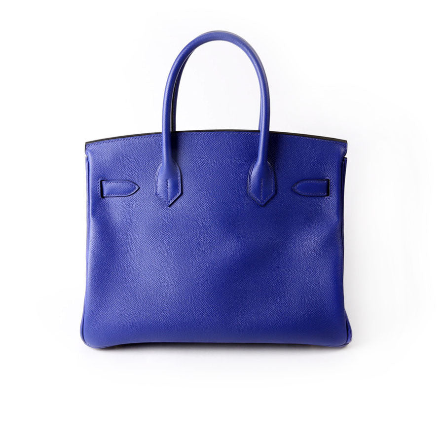 Birkin 30 Epsom 2018 Blue Electrique