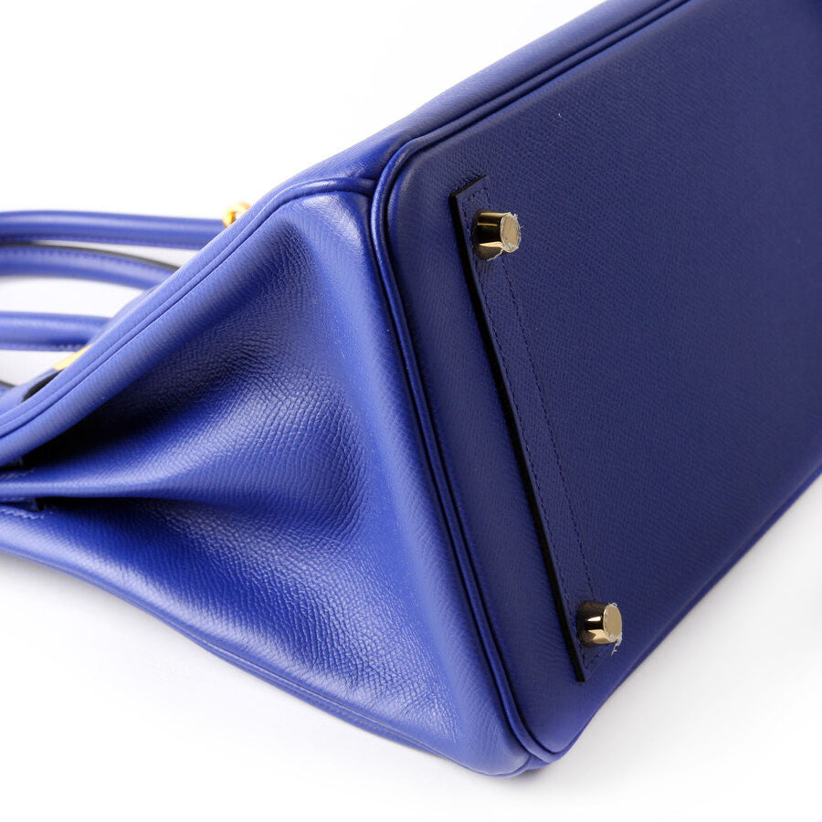 Birkin 30 Epsom 2018 Blue Electrique