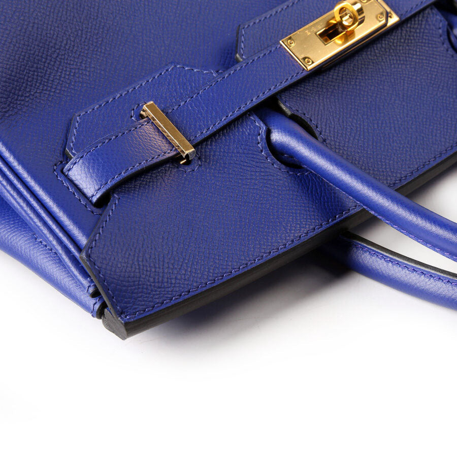 Birkin 30 Epsom 2018 Blue Electrique